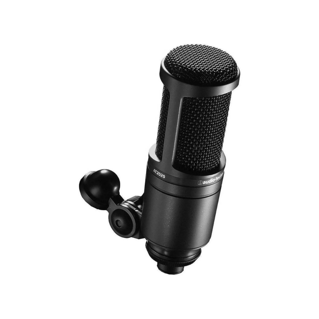 Microfone Audio-Technica AT2020 Condensador Cardioide cor preto