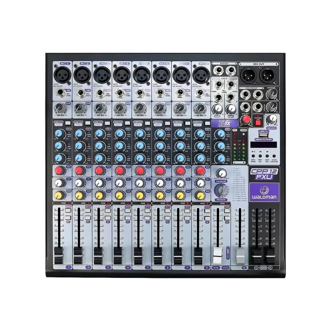 Mesa De Som Waldman Cpp12fxu Premium Clear Pod Pro 12 Canais 115V/230V